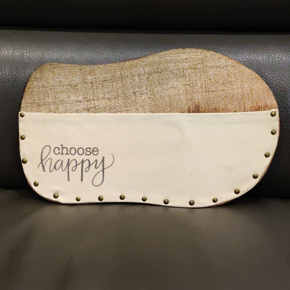 primitive by kathy Wall Pocket - Choose Happy